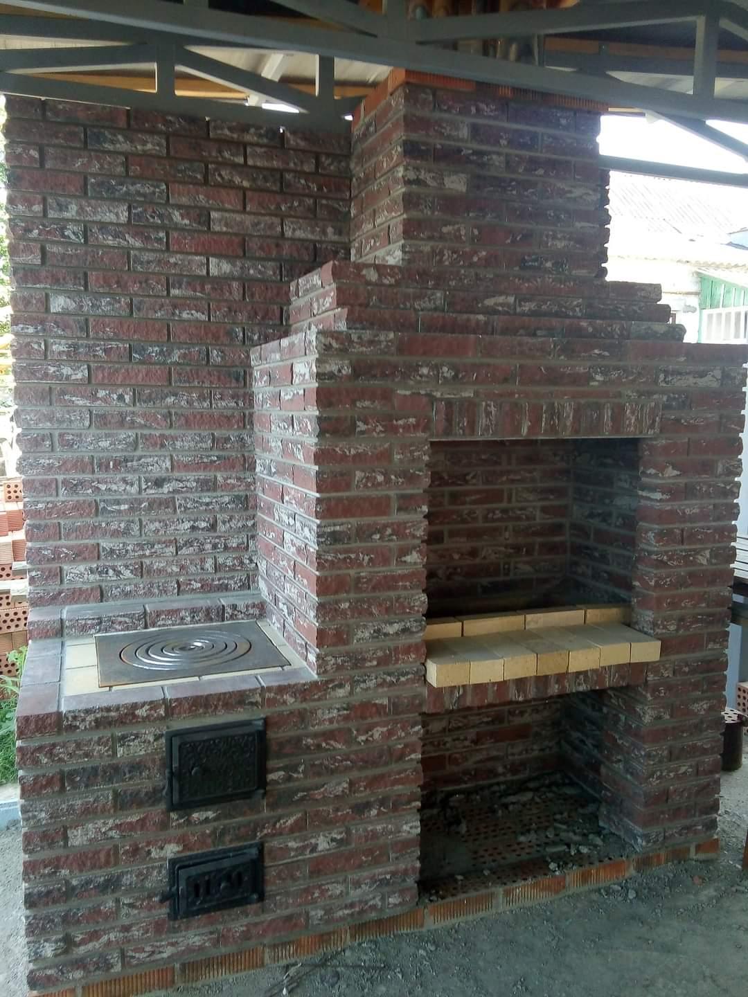 Камины, барбекю. Кладка любой сложности.