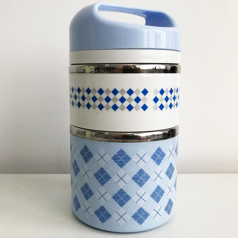 Ланч бокс UNIQUE UN-1521 0,9л. Колір блакитний