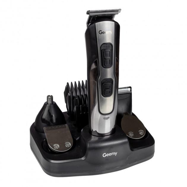 Машинка для стрижки 10в1 GEMEI GM-592. Колір чорний