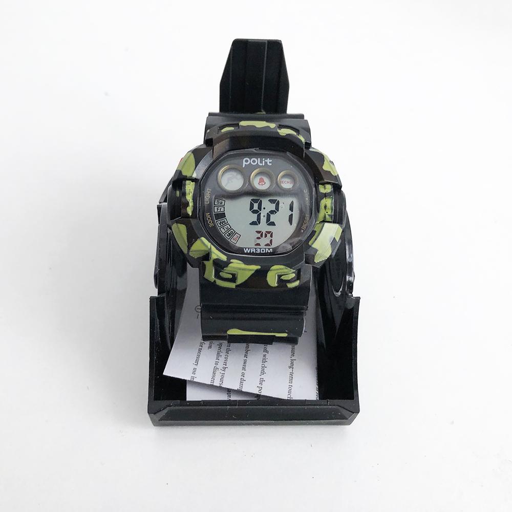 Годинник наручний Polit, в коробці. Колір чорний