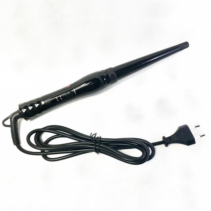 Конусная плойка для волосся DOMOTEC MS-4907. Колір чорний